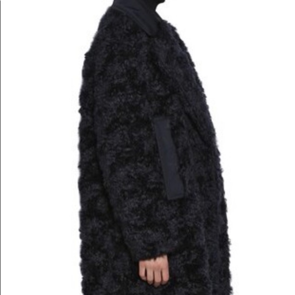 SportMax mohair shearing navy coat size M - Picture 8 of 8